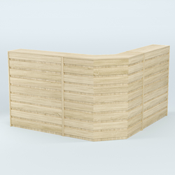 Ресепшен серии ПРАЙМ №5А угловой, Дуб сонома