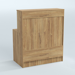 Ресепшен серии ПРАЙМ №1Б, Дуб Канзас коричневый