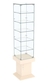 Витрина с пятью полками ДОНЖОН №506 Крем Вайс