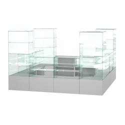 Павильон ИСТРА островной №3б (11, 35 кв.м), Серый