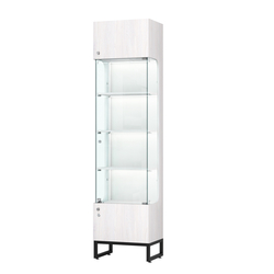 Витрина Монти №1-П, Ясень Анкор светлый