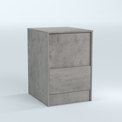 Стол-ресепшен серии ПРАЙМ №2Б, Бетон Чикаго светло-серый F186 ST9