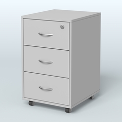 Тумба подкатная Грация, Серый