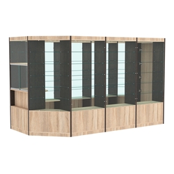 Павильон №5 из ДСП (8, 80 кв. м), Дуб Сонома + Дуб Венге