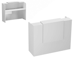 Ресепшен СОЛО №1Б левосторонний, Серый