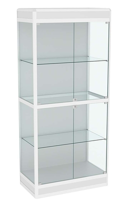 Витрина из профиля №3 (метровая) (задняя стенка - ДВП), Серый