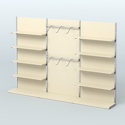 Система ЭЛЕГАНТ №9 пристенная с ДСП (3600 мм), Крем Вайс