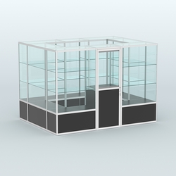 Павильон из профиля островной №1б, Черный