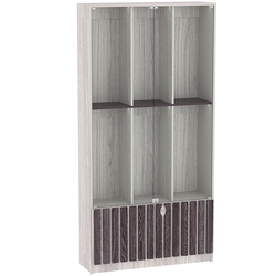 Витрина серии "Смок" №4-1000, Ясень Анкор светлый + Ясень Анкор темный