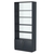 Стеллаж из ДСП с 4-мя полками 350x900 мм серии LEVEL-4 №13-1 (З/C - СТЕКЛО) Антрацит