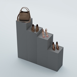 Демо-стенд Ступени-Лестница №3, Темно-Серый