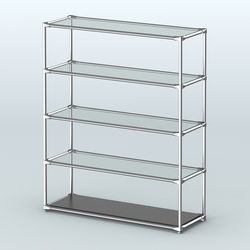 Островная торговая система ХРОМ 1200 мм №5, Черный