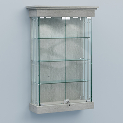 Витрина для музеев "Коллекция" настенная №1-3А-РЕГ, Метрополитан Грей