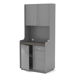 Офисная мини-кухня ЭЛЕГИЯ №2А, Темно-Серый