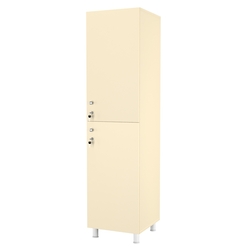 Шкаф для раздевалок СТАНДАРТ-ДУО №2, Крем Вайс