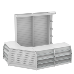 Комплект кассовой зоны с экономпанелями средний №2, Серый