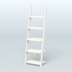 Торговая пристенная стойка ЛОФТ №1-650 малая, Белый