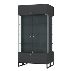 Витрина Монти №5-С двусторонняя, Черный