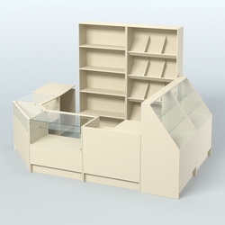 Торговый Островок "Эконом" №19 (6.24 кв.м), Крем Вайс