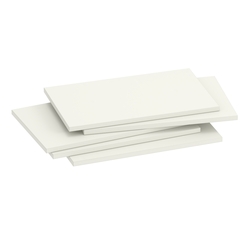 Комплект Полки 500*300мм из ДСП 16мм с кромкой, Белый