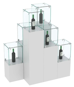 Комплект Демо-стендов со стеклом Льдинка-Пересечение №2, Серый