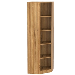 Угловой офисный стеллаж ВЕКТОР СУ-13, Дуб канзас коричневый Н1113 ST10