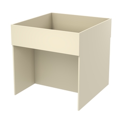 Корзина для распродаж из ДСП №8, Крем Вайс