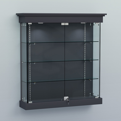 Витрина для музеев "Коллекция" настенная №2-3-РЕГ, Антрацит