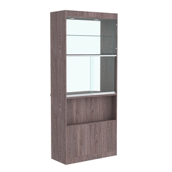 Витрина-прилавок из ДСП №2, Ясень Анкор темный