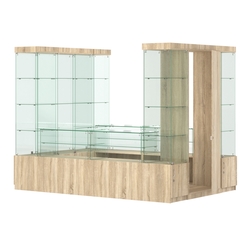 Павильон ИСТРА островной №7а (4, 86 кв.м), Дуб сонома