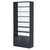 Стеллаж из ДСП с 6-ю полками 350x900 мм серии LEVEL-6 №13-1 (З/C - СТЕКЛО) Антрацит