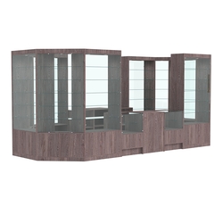 Павильон №13 из ДСП, Ясень Анкор темный