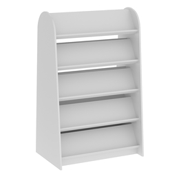 Стеллаж под книги №9 островной, низкий., Серый