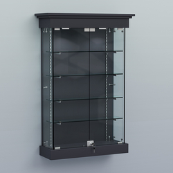 Витрина для музеев "Коллекция" настенная №1-4, Антрацит