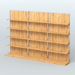 Система ЭЛЕГАНТ №7 пристенная с ДСП (3600 мм), Дуб Золотистый