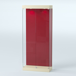 Витрина под знамя №1А-900 (задняя стенка бархат), Крем Вайс