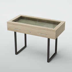 Витрина для музеев "Коллекция" №20 (под нумизматику), Дуб Сонома