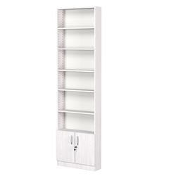 Стеллаж из ДСП с 5-ю полками 150x600 мм серии LEVEL-5 №2 (З/C - ДВП), Ясень Анкор светлый