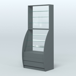 Витрина БРИЗ №1-900, Темно-Серый