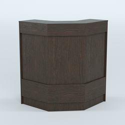 Ресепшен серии ПРАЙМ №3Б угловой, Дуб Венге