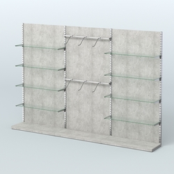 Система ЭЛЕГАНТ №10 пристенная с ДСП (3600 мм), Метрополитан Грей