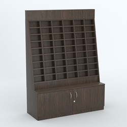 Стенд для очков №1 с накопителем, Дуб Венге