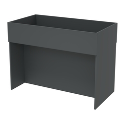 Корзина для распродаж из ДСП №7, Антрацит