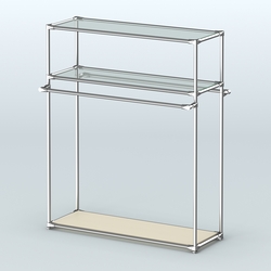 Островная торговая система ХРОМ 1200 мм №6, Крем Вайс