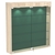 Настенная витрина с бархатом серии БАРОН №4-4А (четыре полки) Дуб сонома + 10 Green