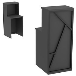 Ресепшен серии ЛОФТ - АЛЬФА №2 (декор №3), Черный