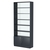 Стеллаж из ДСП с 5-ю полками 300x900 мм серии LEVEL-5 №12-1 (З/C - СТЕКЛО) Антрацит