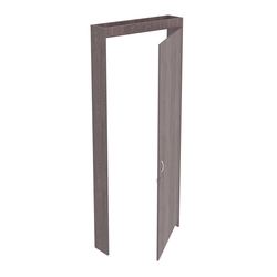 Алмаз Дверной блок №1А, Ясень Анкор темный