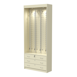 Витрина для очков №12 из ДСП (закрытый доступ), Крем Вайс