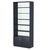 Стеллаж из ДСП с 5-ю полками 350x900 мм серии LEVEL-5 №13-1 (З/C - СТЕКЛО) Антрацит